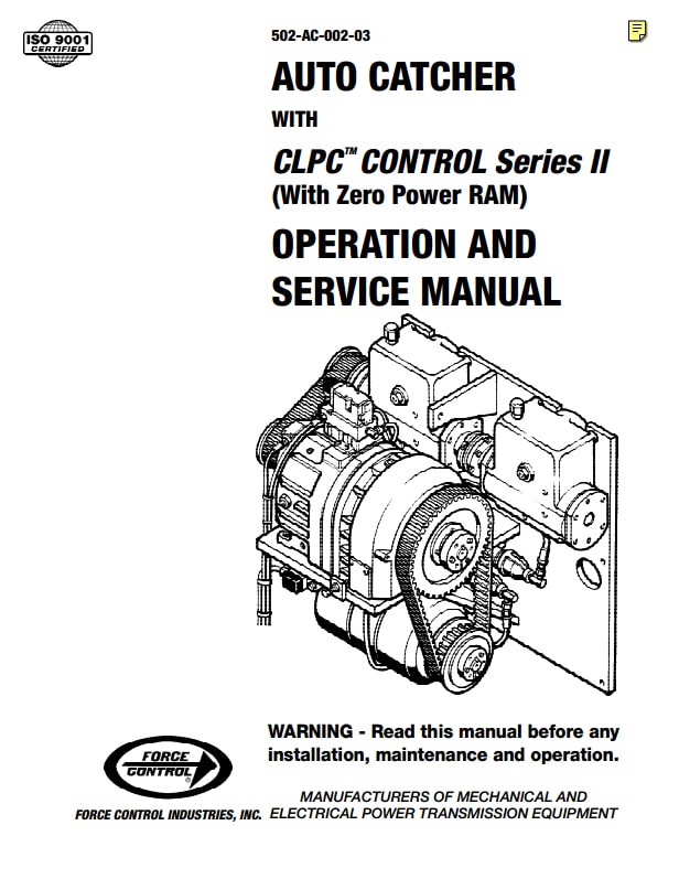 Auto Catcher Manual