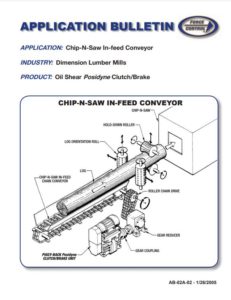 Chip-N-Saw In-feed Conveyor