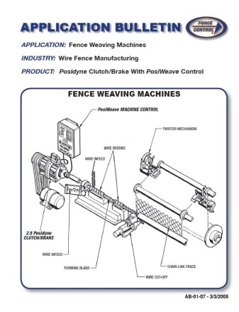 Fence Weaving Machine