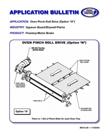 Oven Pinch Roll Drive