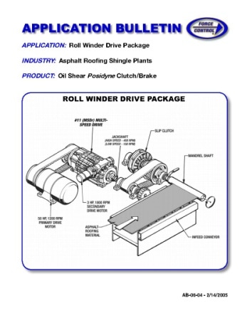 Roll Winder Drive Package