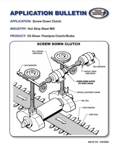 Screw Down Clutch