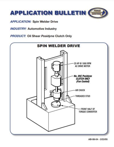 Spin Welder Drive