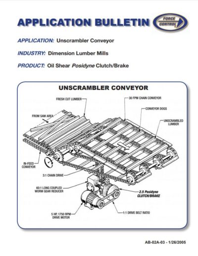 Unscrambler Conveyor